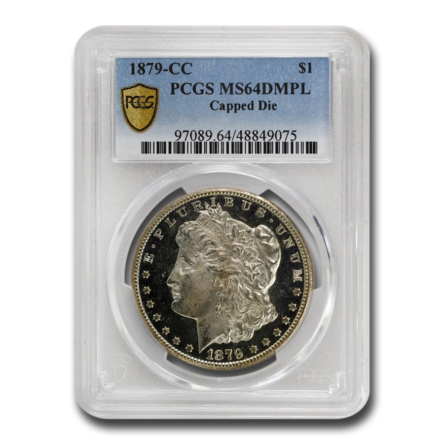 1879-CC Morgan Dollar DMPL MS-64 PCGS (Capped Die)