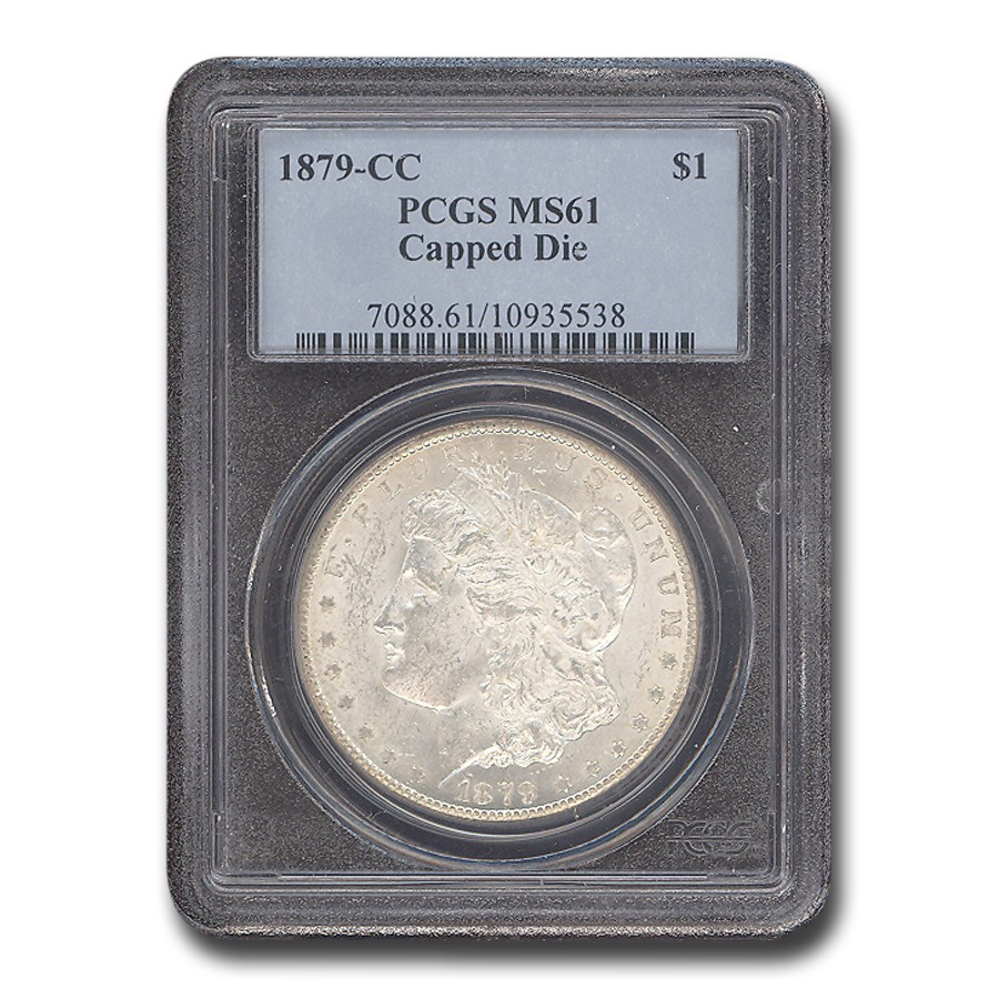 Buy 1879-CC Morgan Dollar MS-61 PCGS (Capped CC) | APMEX