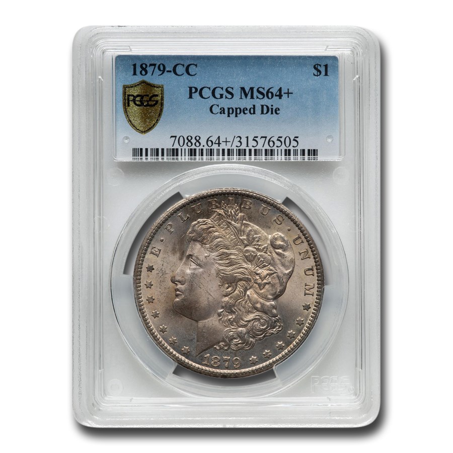 1879-CC Morgan Dollar MS-64+ PCGS (Capped CC)
