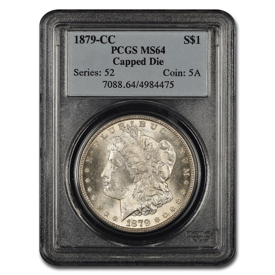 Buy 1879-CC Morgan Dollar MS-64 PCGS (Capped Die) | APMEX