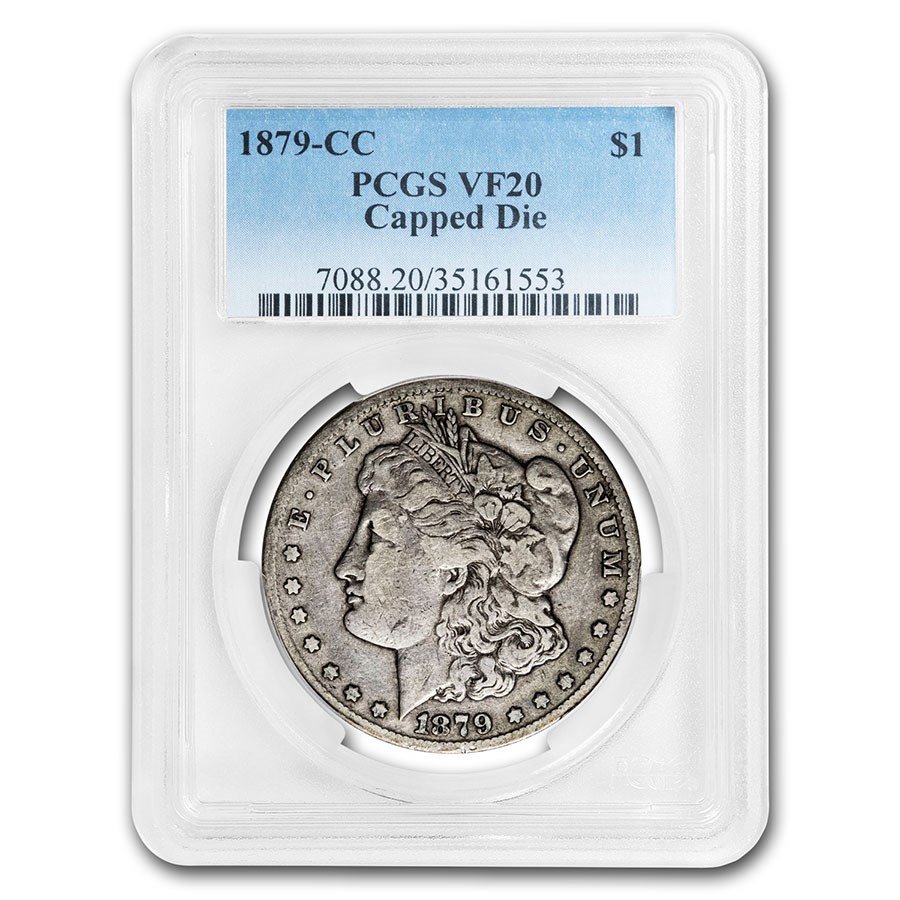 Buy 1879-CC Morgan Dollar VF-20 PCGS (Capped CC) | APMEX