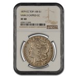 1879-CC Morgan Dollar XF-40 NGC (Capped CC, VAM 3 Top 100)