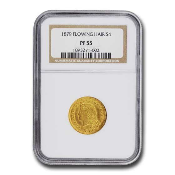 Buy 1879 Flowing Hair $4 Stella PF-55 NGC | APMEX