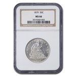 1879 Liberty Seated Half Dollar MS-66 NGC