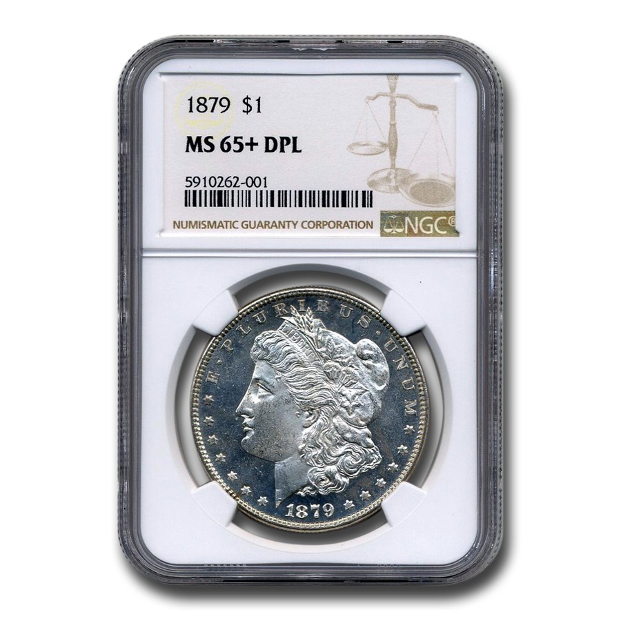 1879 Morgan Dollar DPL MS-65+ NGC