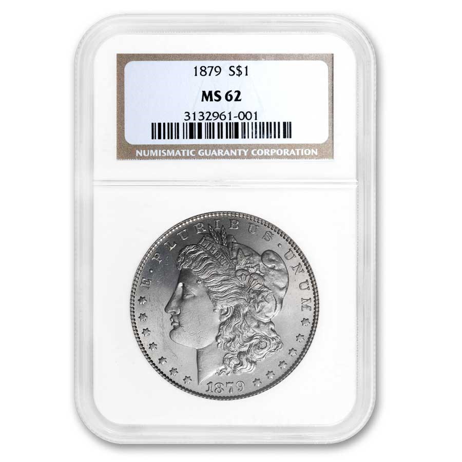 1879 Morgan Dollar MS-62 NGC