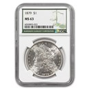 1879 Morgan Dollar MS-63 NGC (Green Label)