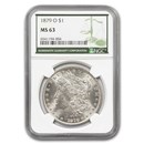 1879-O Morgan Dollar MS-63 NGC (Green Label)