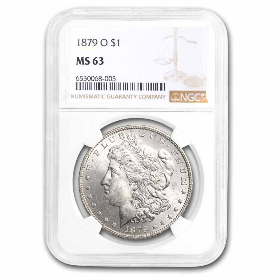 1879-O Morgan Dollar MS-63 NGC