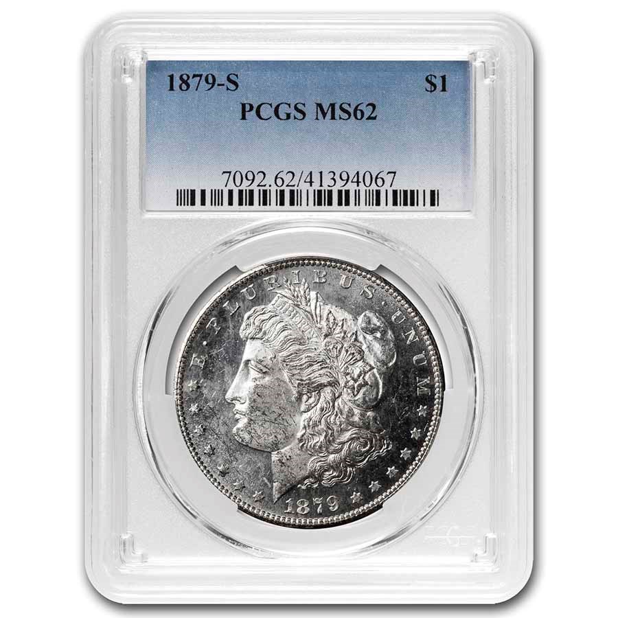 Buy 1879-S Morgan Dollar MS-62 PCGS | APMEX