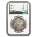 1879-S Morgan Dollar MS-63 NGC (Green Label)