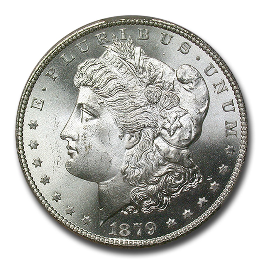 1879-S Morgan Dollar MS-65 CACG