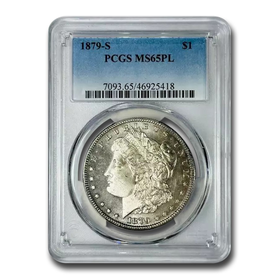 Buy 1879-S Morgan Dollar MS-65 PL PCGS | APMEX