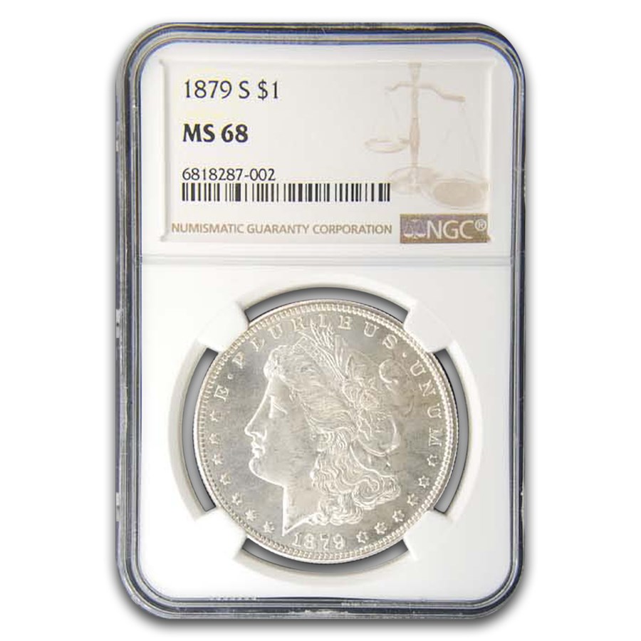 1879-S Morgan Dollar MS-68 NGC