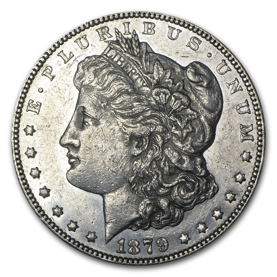 1879-S Morgan Dollar Rev of 78 AU