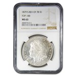 1879-S Morgan Dollar Rev of 78 MS-63 NGC