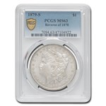 1879-S Morgan Dollar Rev of 78 MS-63 PCGS