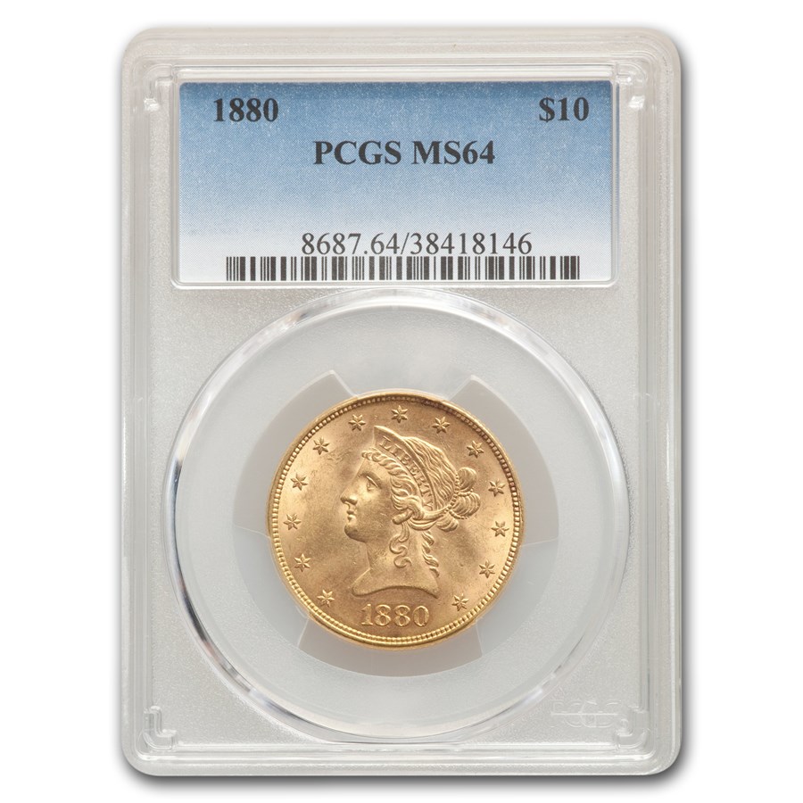 Buy 1880 $10 Liberty Gold Eagle MS-64 PCGS | APMEX