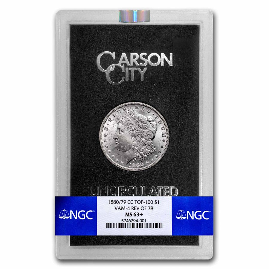 1880/79-CC Morgan Dollar MS-63+ NGC (GSA Top-100 VAM-4) Rev of 78