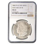 1880/79-CC Morgan Dollar MS-65 NGC (VAM-4 Rev of 78 Top-100)