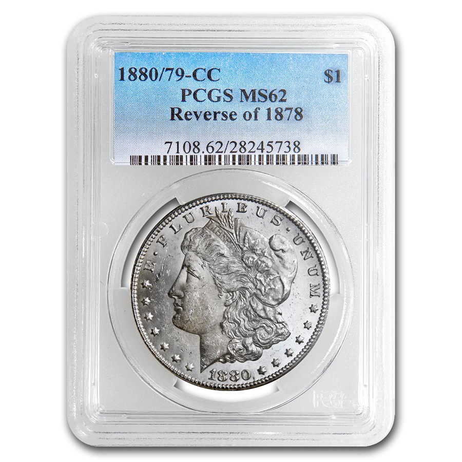 Buy 1880/79-CC Morgan Dollar Rev of 78 MS-62 PCGS | APMEX