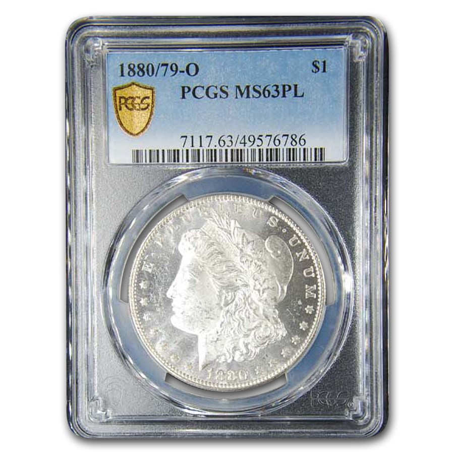 1880/79-O Morgan Dollar MS-63 PCGS (PL)