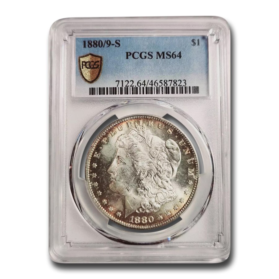 1880/9-S Morgan Dollar MS-64 PCGS