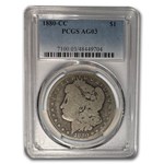 1880-CC Morgan Dollar AG-3 PCGS