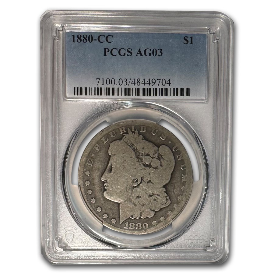 1880-CC Morgan Dollar AG-3 PCGS