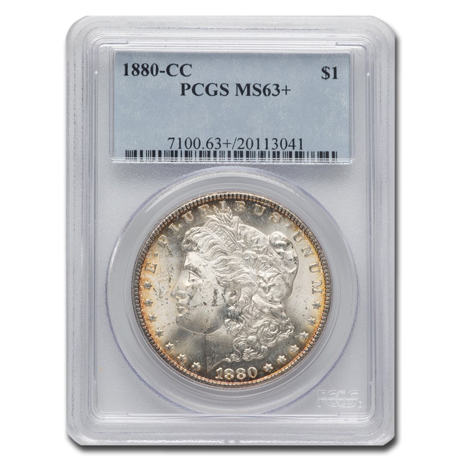 1880-CC Morgan Dollar MS-63+ PCGS