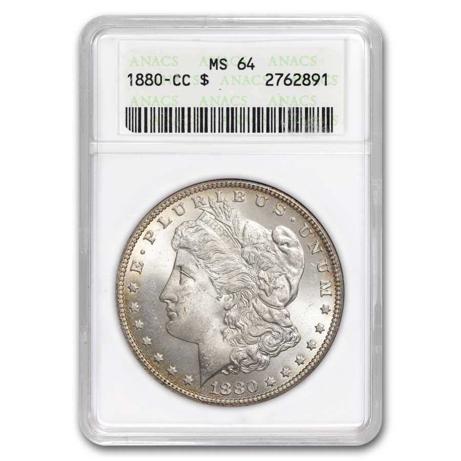 1880-CC Morgan Dollar MS-64 ANACS