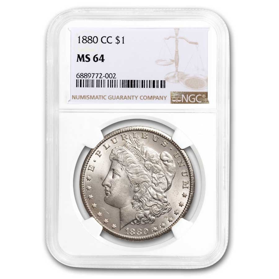 1880-CC Morgan Dollar MS-64 NGC