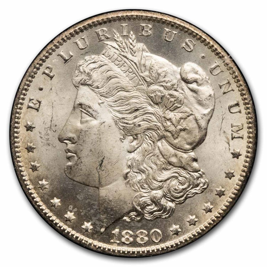 1880-CC Morgan Dollar MS-64 PCGS CAC (GSA)