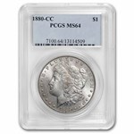 1880-CC Morgan Dollar MS-64 PCGS