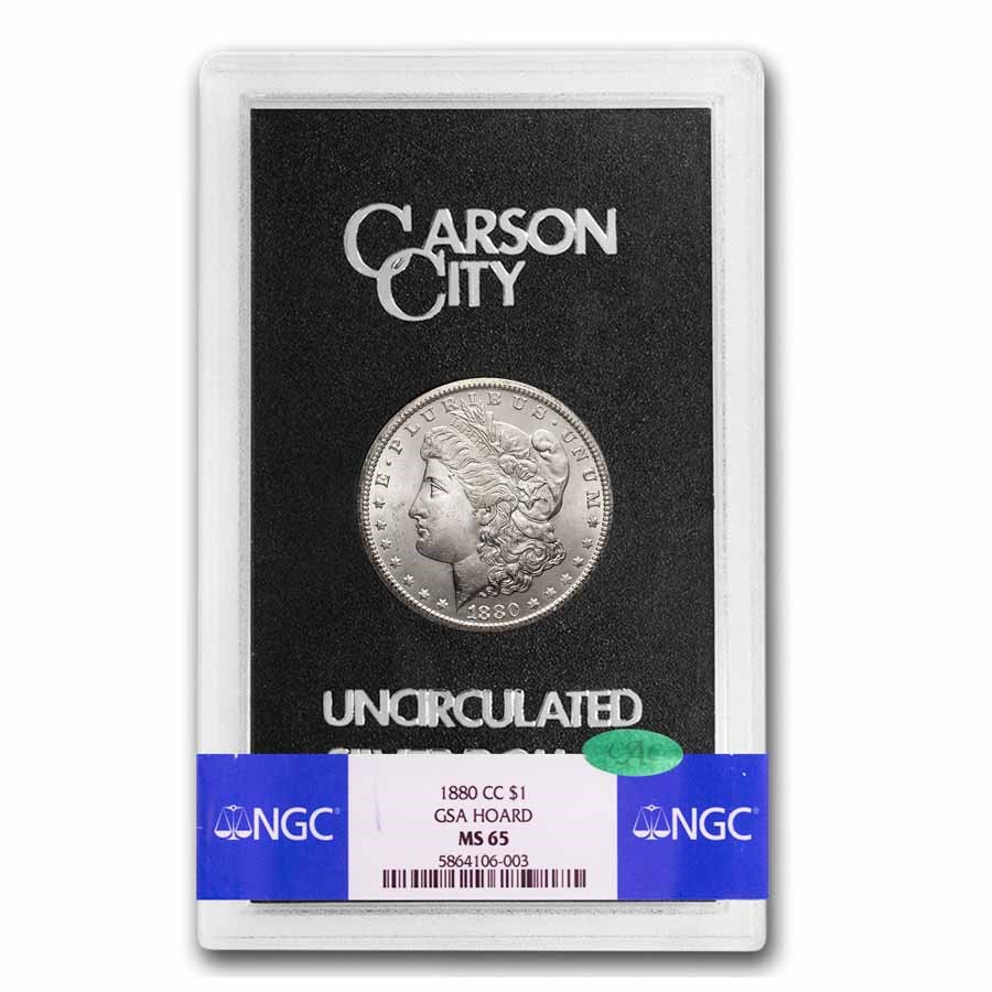 1880-CC Morgan Dollar MS-65 NGC CAC (GSA)