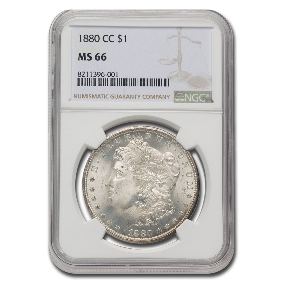 1880-CC Morgan Dollar MS-66 NGC