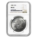 1880 Morgan Dollar MS-62 NGC