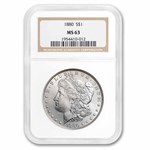 1880 Morgan Dollar MS-63 NGC