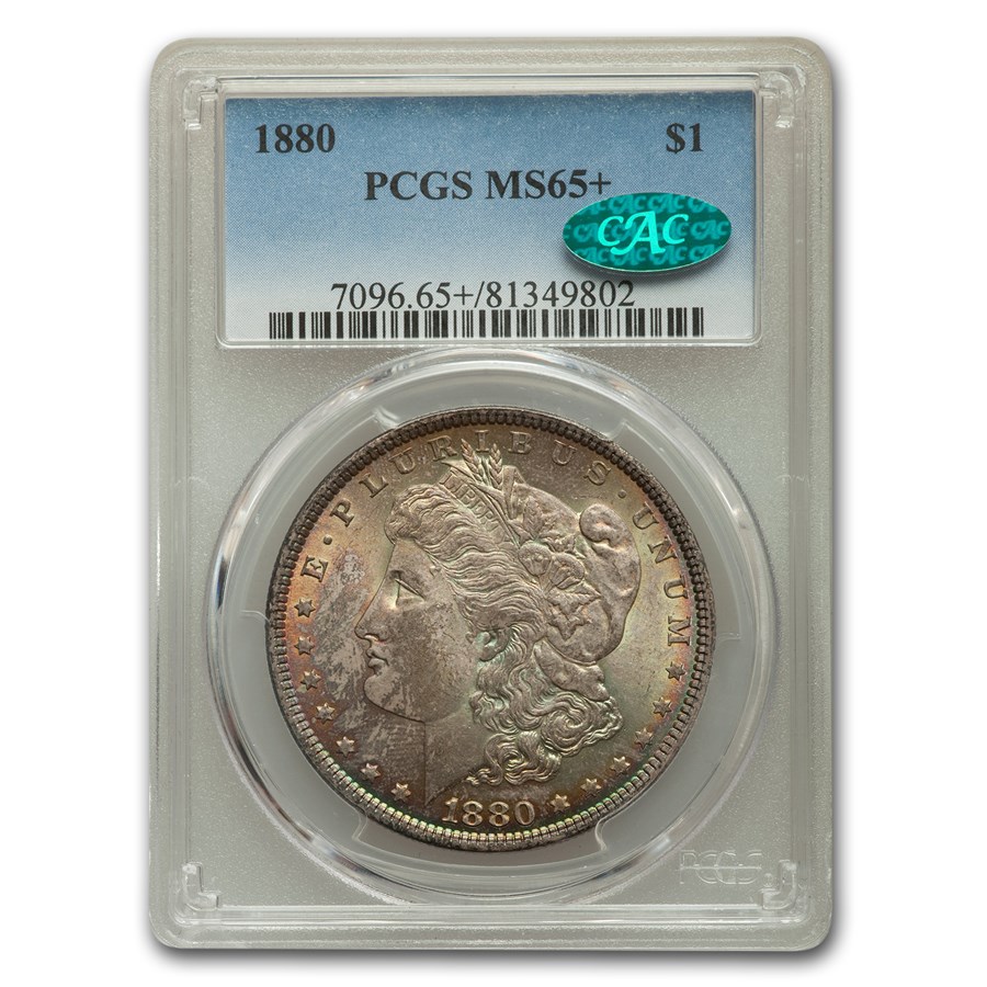 Buy 1880 Morgan Dollar MS-65+ PCGS CAC | APMEX