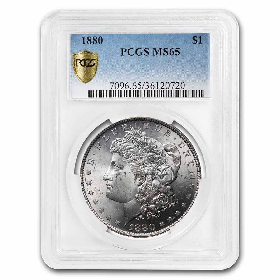 1880 Morgan Dollar MS-65 PCGS