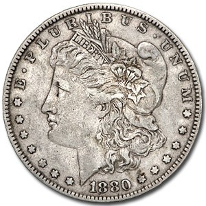 1880 Morgan Dollar XF