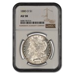 1880-O Morgan Dollar AU-58 NGC