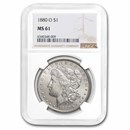 1880-O Morgan Dollar MS-61 NGC