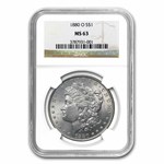 1880-O Morgan Dollar MS-63 NGC