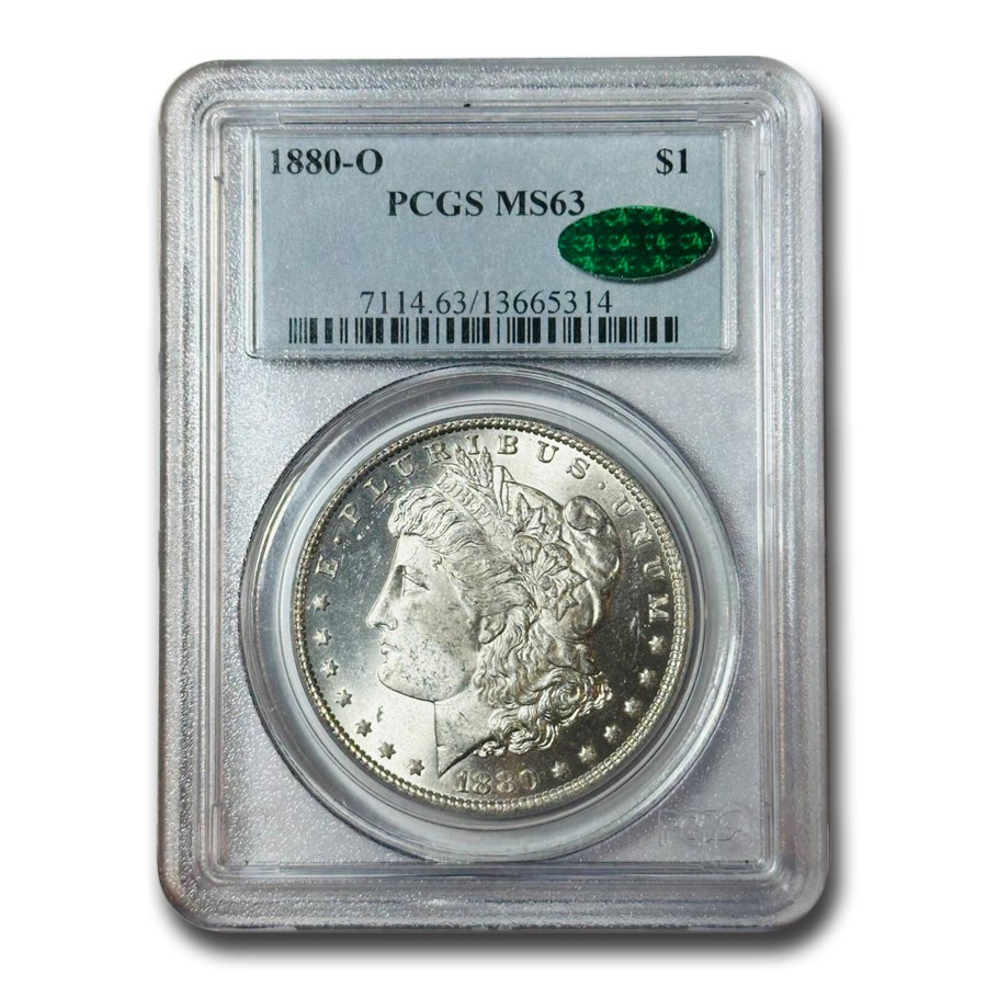 1880-O Morgan Dollar MS-63 PCGS (CAC)