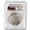 1880-O Stage Coach Morgan Dollar BU PCGS