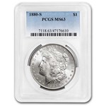 1880-S Morgan Dollar MS-63 PCGS