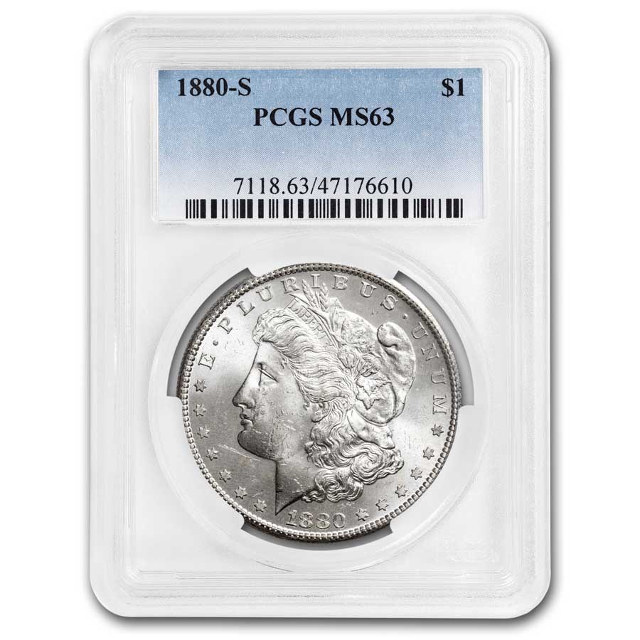 Buy 1880-S Morgan Dollar MS-63 PCGS | APMEX