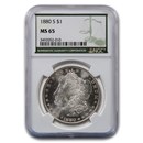 1880-S Morgan Dollar MS-65 NGC (Green Label)