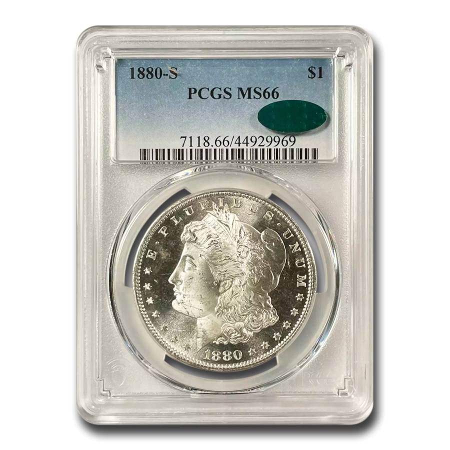 1880-S Morgan Dollar MS-66 PCGS CAC